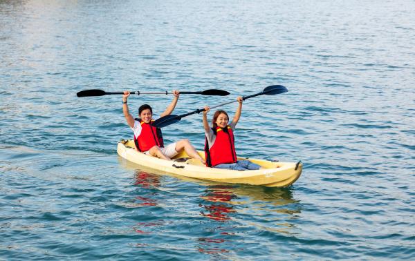 Kayaking on Lan Ha Bay