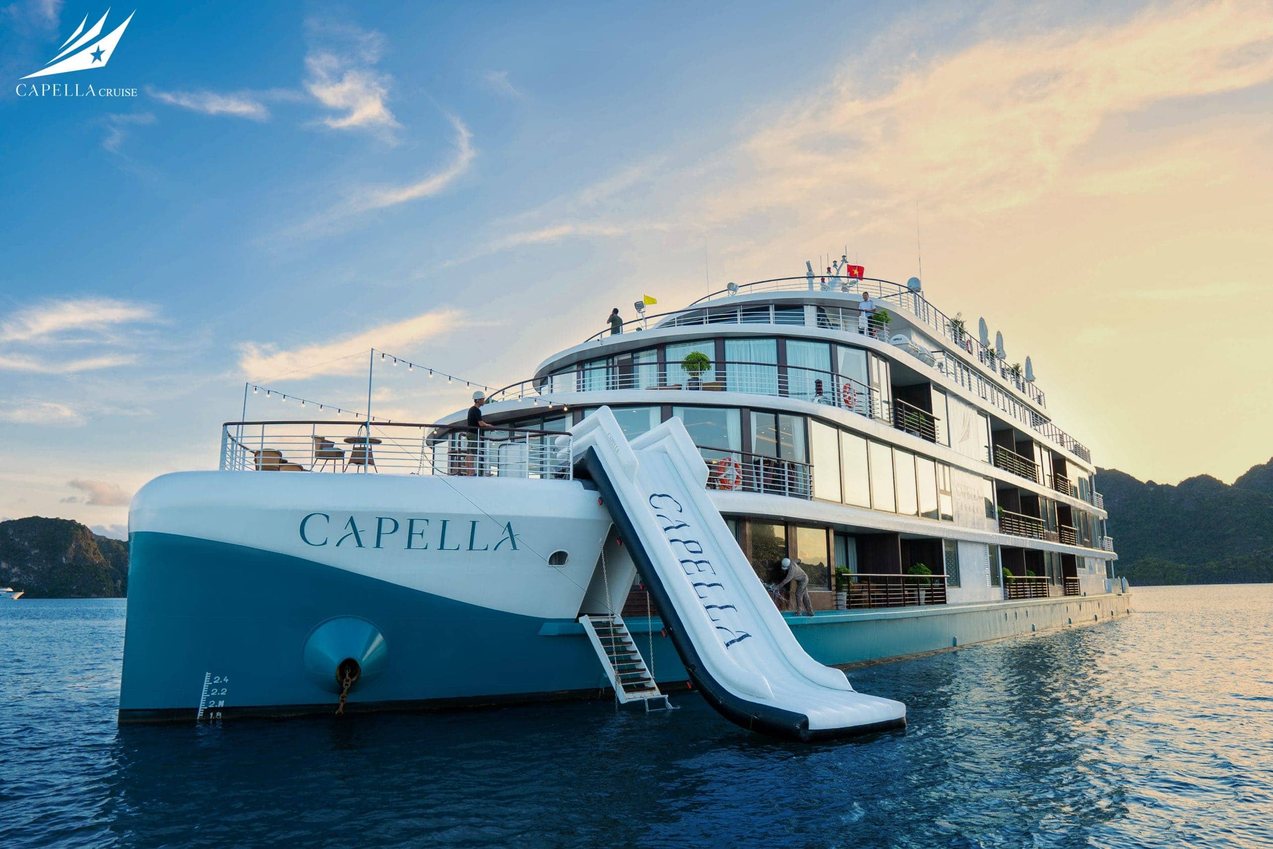 Capella cruise with waterslide