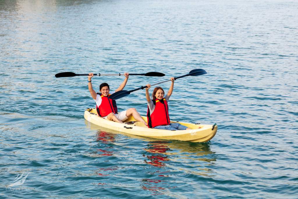 Chèo thuyền kayak tại Ao Ếch