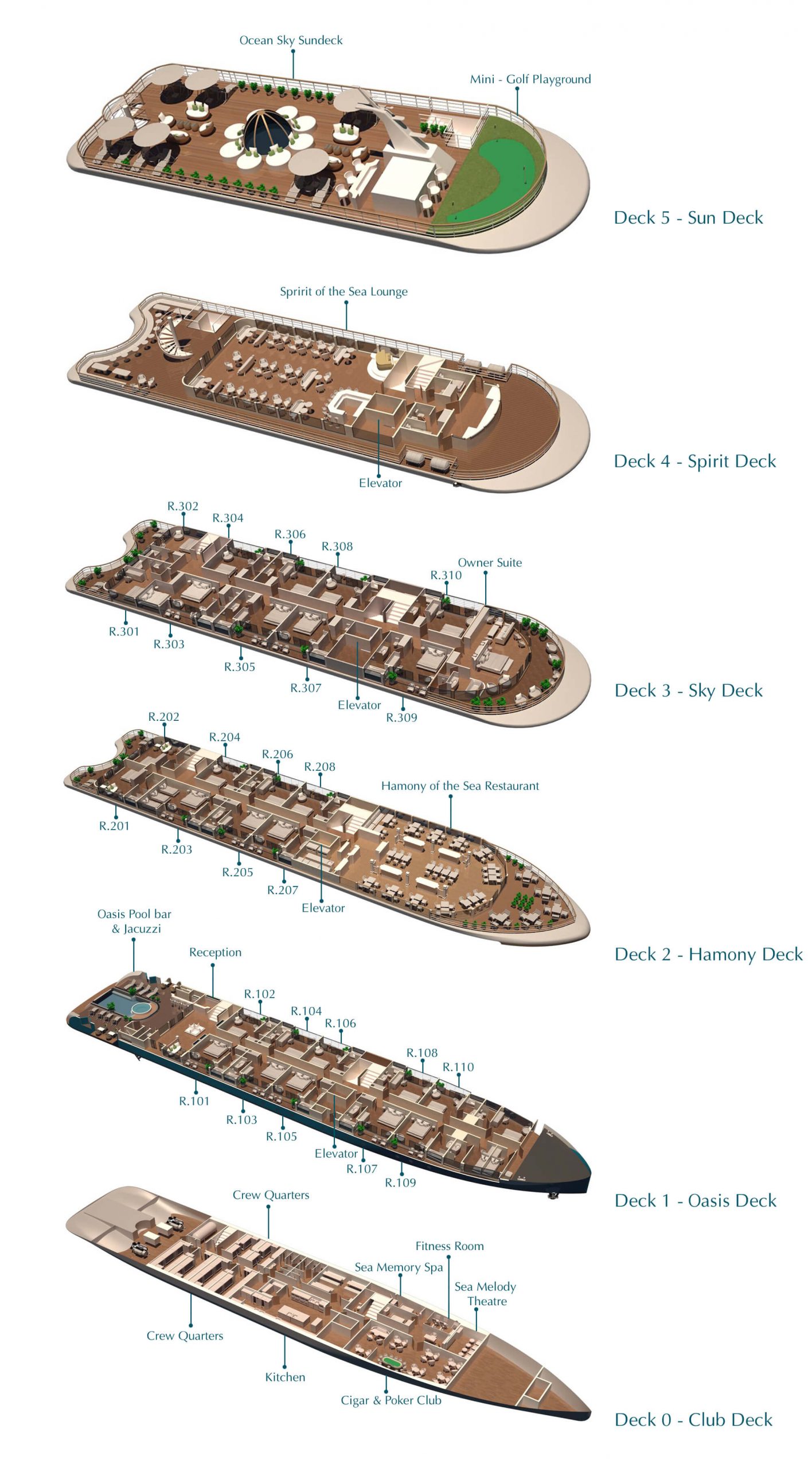 Capella Deck Plan 